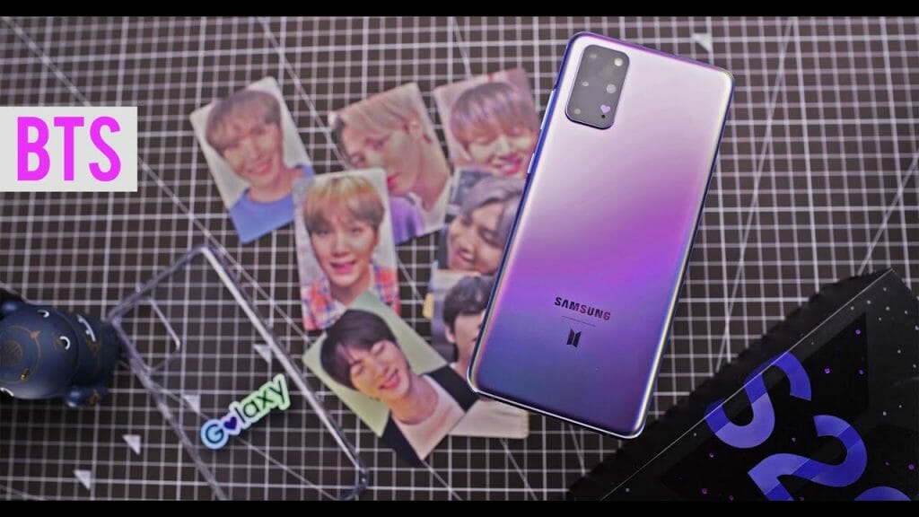 samsung galaxy s20 x bts edition