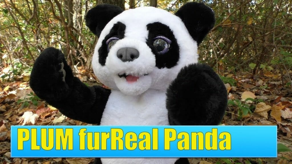 furreal plum curious panda