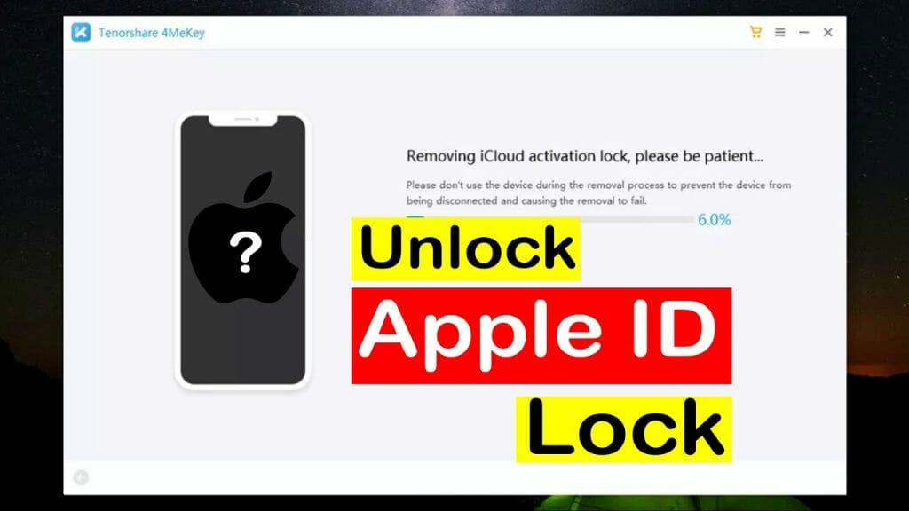 removing apple id from iphone without password