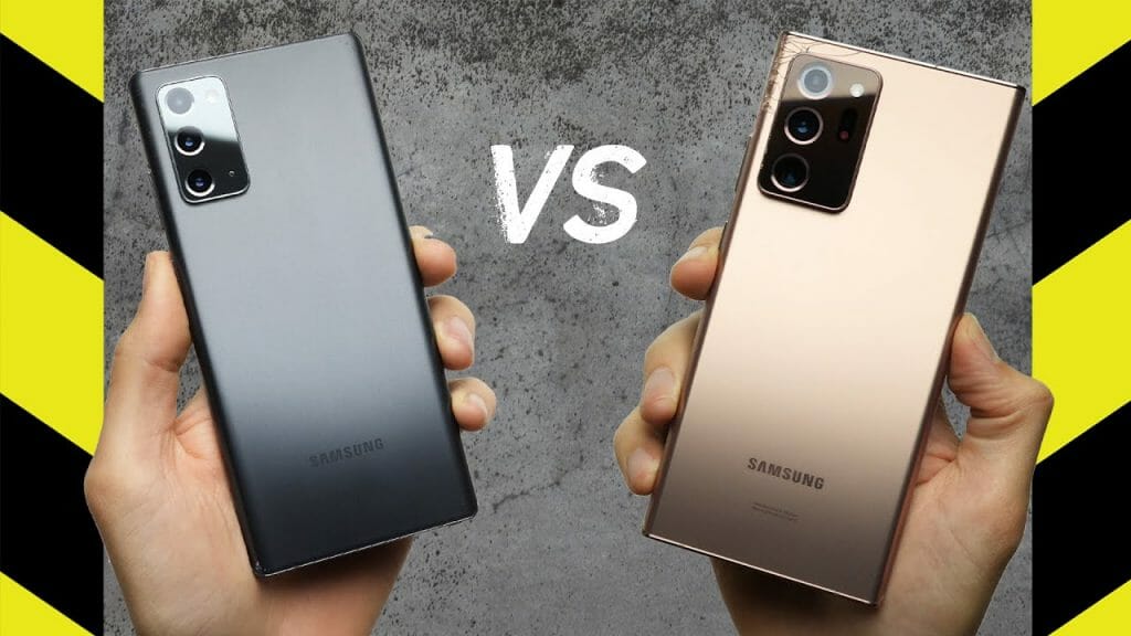 difference between galaxy note 20 and galaxy note 20 ultra