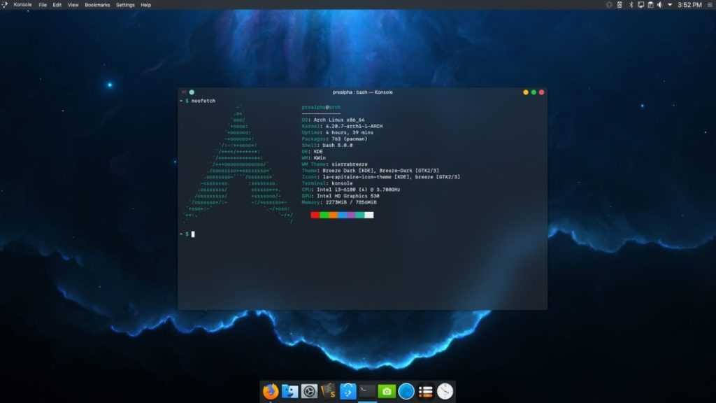 Arch linux как установить kde plasma