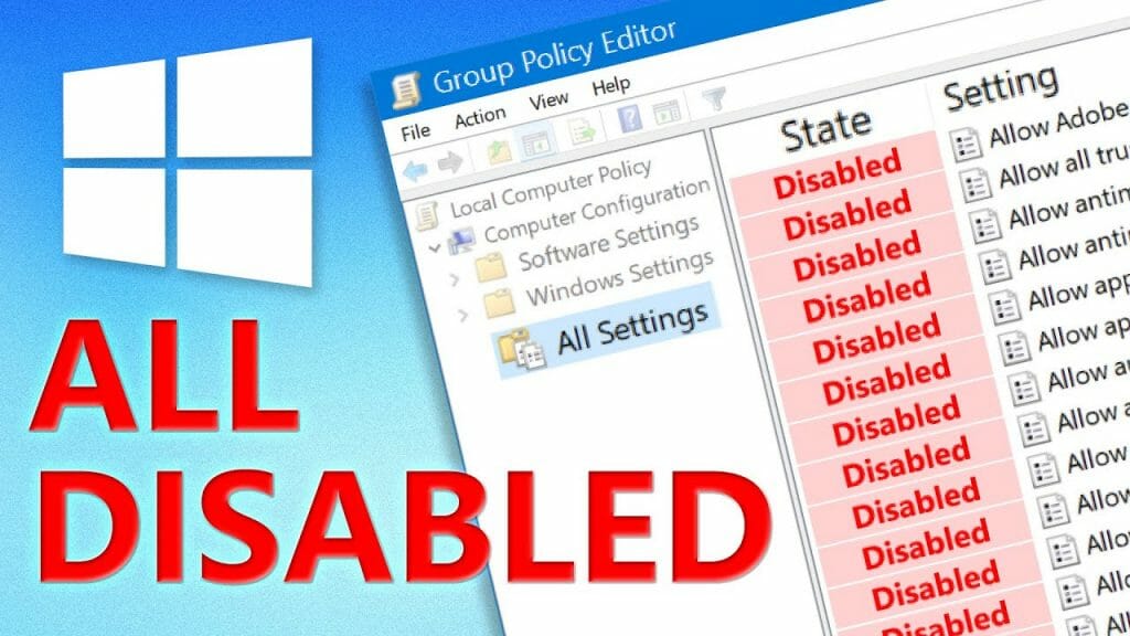 group policy disable auto lock windows 10