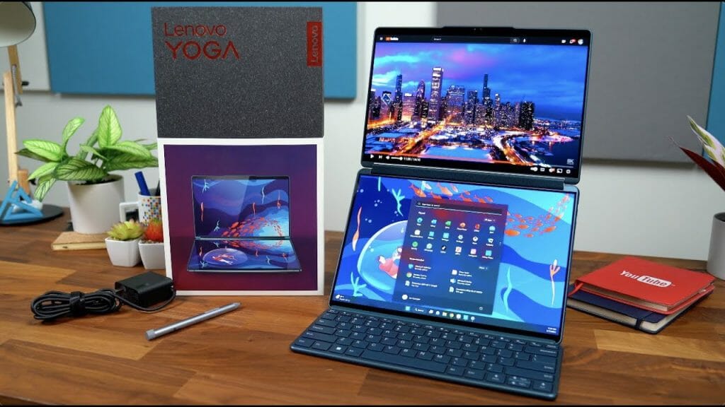 Lenovo Yoga Book 9i Dual Screen Laptop Unboxing! - Tweaks For Geeks