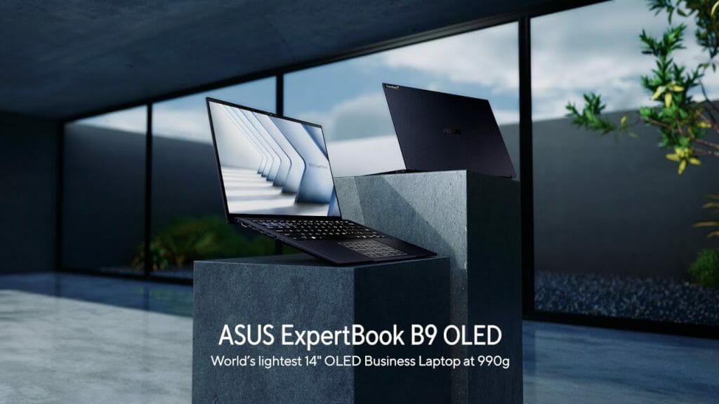 Worlds Lightest 14 Inch Oled Business Laptop Asus Expertbook B9 Oled