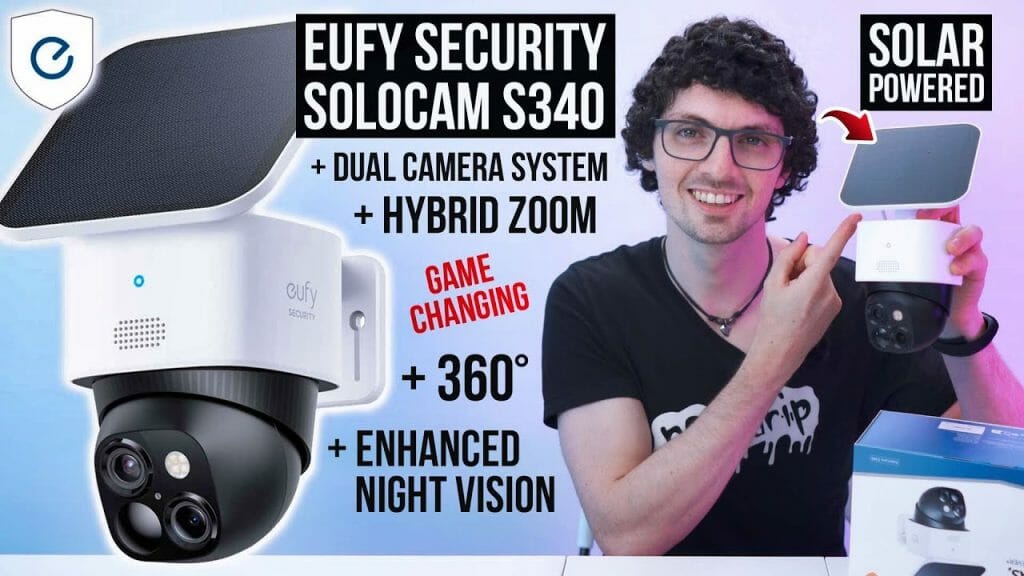 eufy SoloCam S340 Review Solar Powered Outdoor Security Camera 360